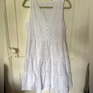 Eyelet dress